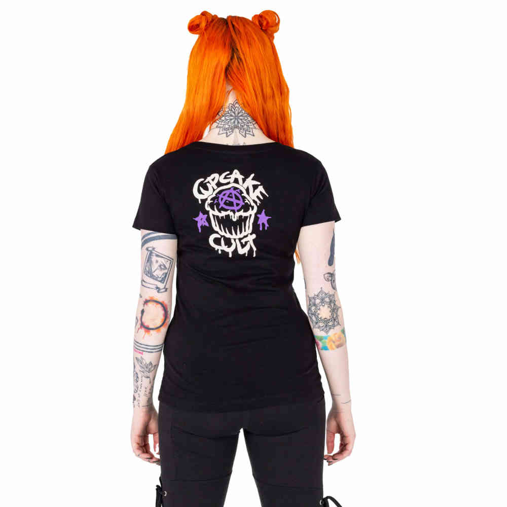 Cupcake Cult - Voodoo Bear T-shirt Femme - Rose